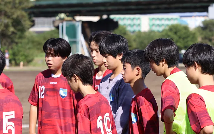 中学生サッカー集合写真